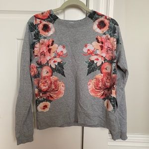 J. Crew floral sweatshirt